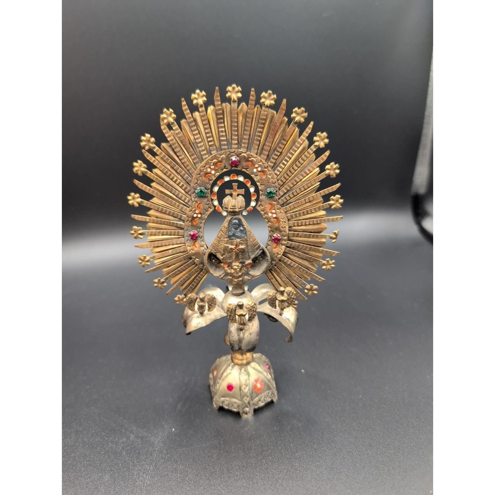Reina de los Angeles religious artifact Mexican or Costa Rican